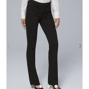 Slim bootcut dress pants